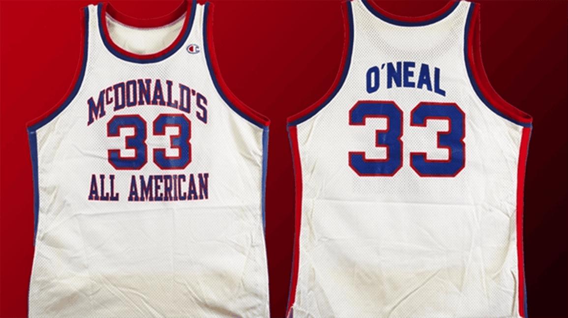 Cover Image for Auction recap: Shaq's high school jersey tops $136k