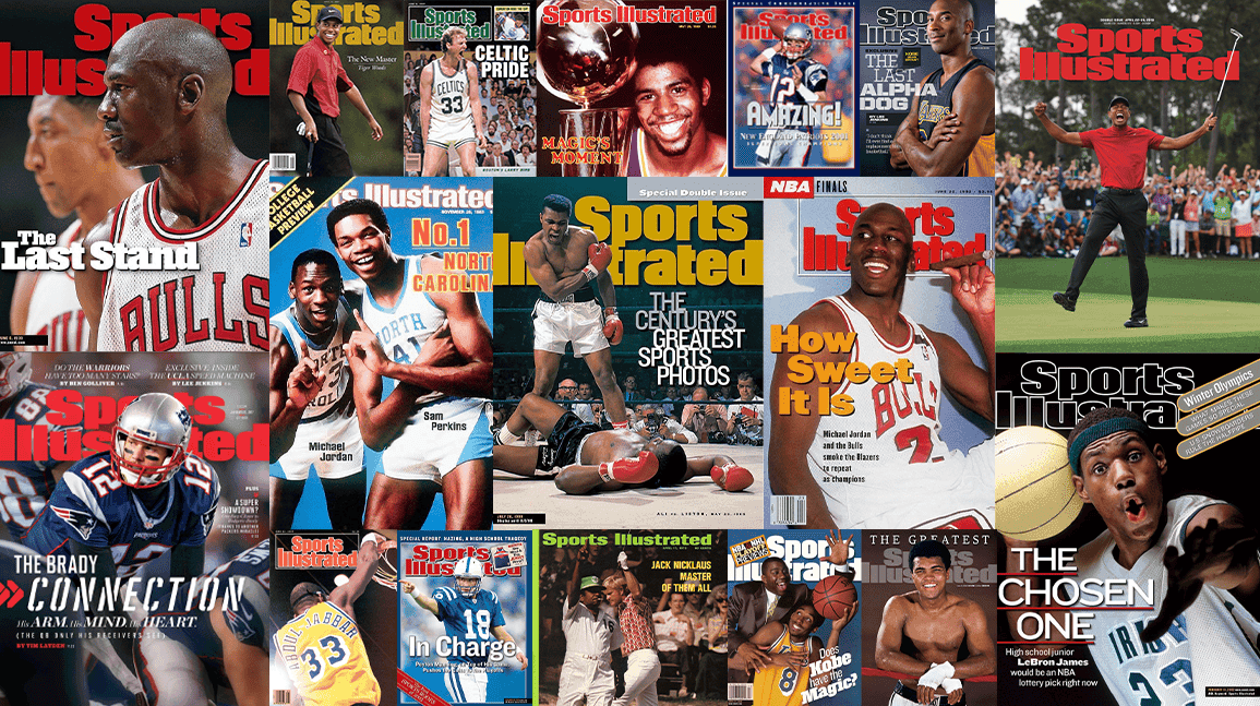 Who has appeared on most Sports Illustrated covers? Jordan, Ali lead way