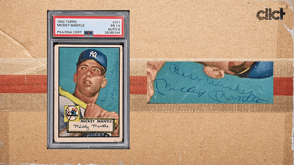 Cover Image for Inside one collector's quest for the rarest Mickey Mantle-signed 1952 Topps card