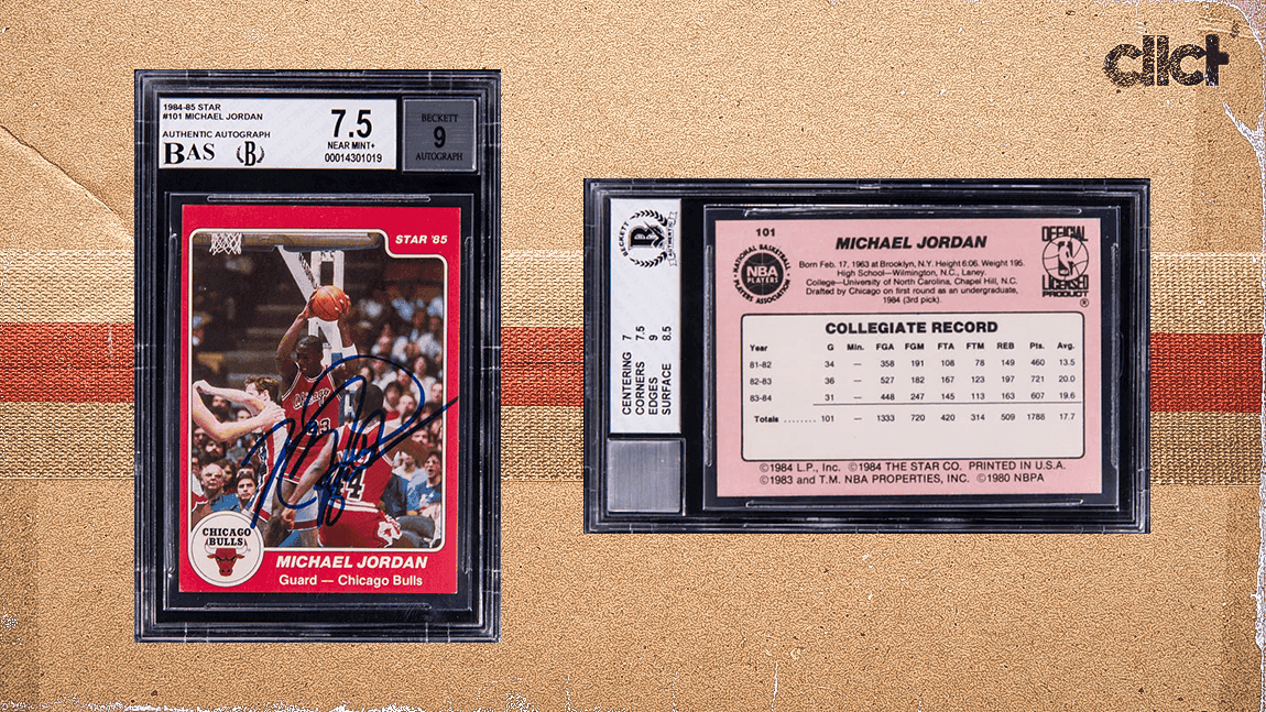 Signed Michael Jordan Star rookie card sells for record $183k