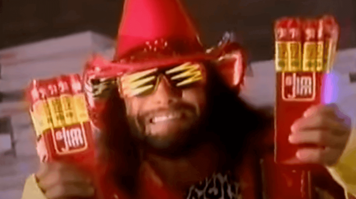 Cover Image for Randy 'Macho Man' Savage’s Slim Jim outfit sells for $45k