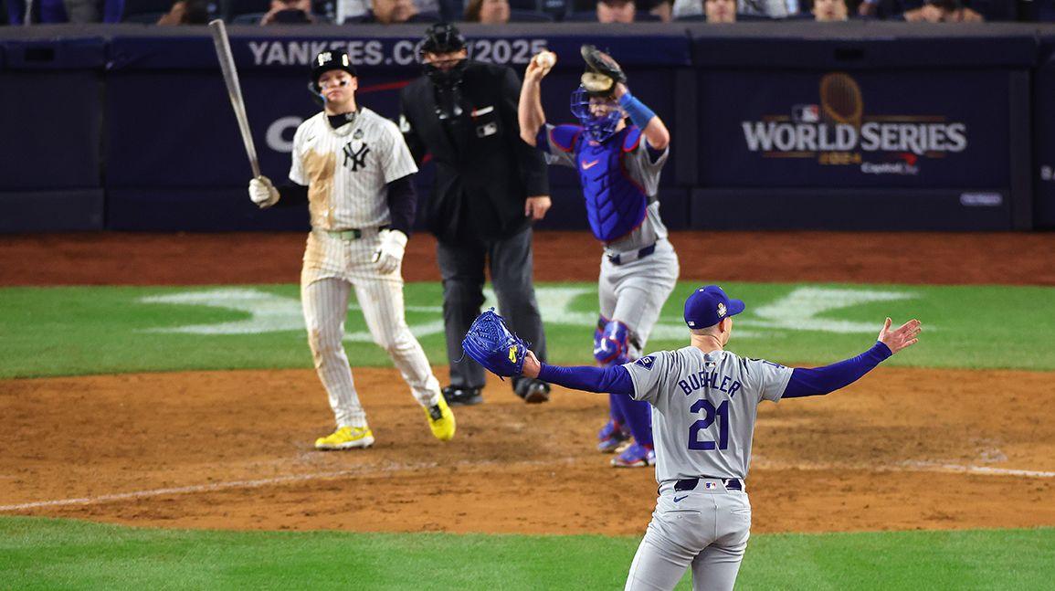 Cover Image for Ball from final out of Dodgers' 2024 World Series win going to auction