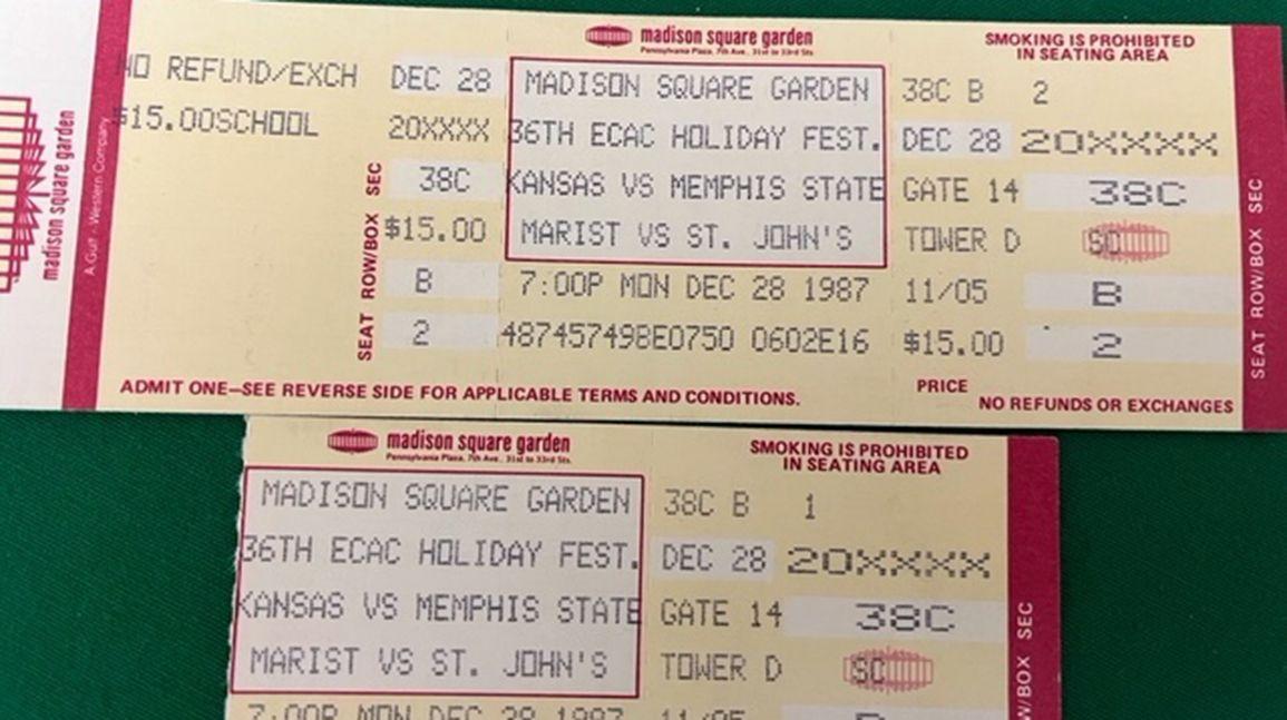 Cover Image for Longtime St. John's fan unearths two tickets from 'Coming to America' game