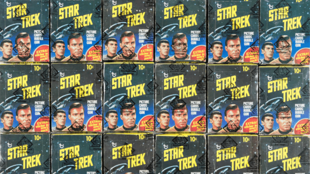 Unopened case of 1976 'Star Trek' cards sells for record $59K