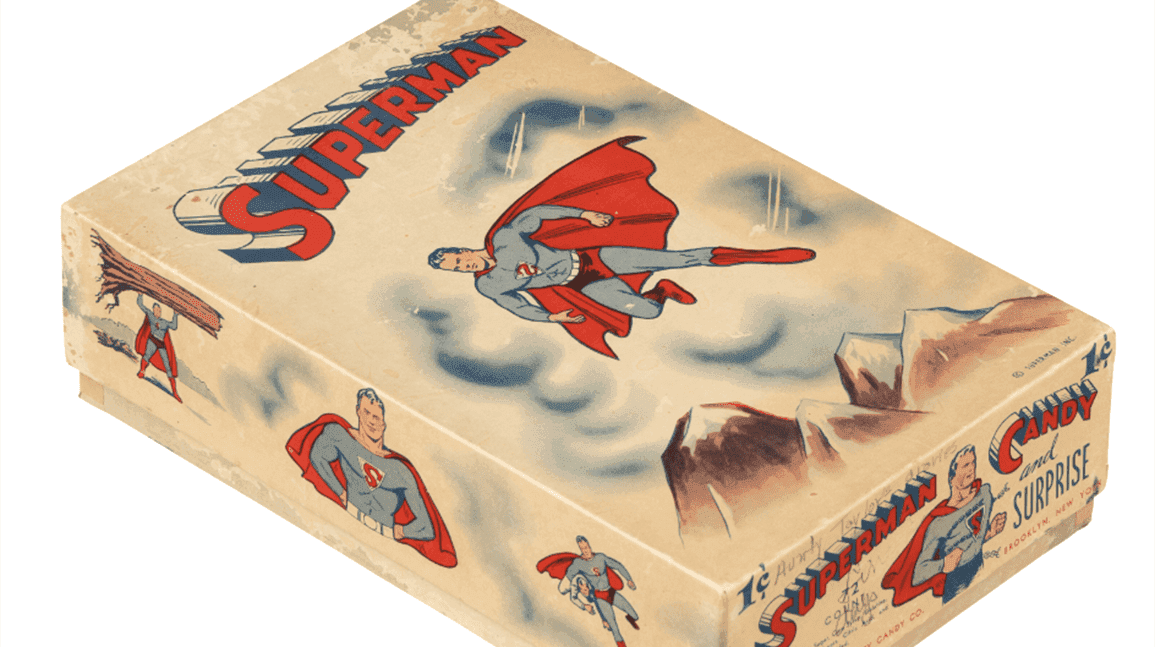 Empty box of 1940 Superman cards sells for $10,200