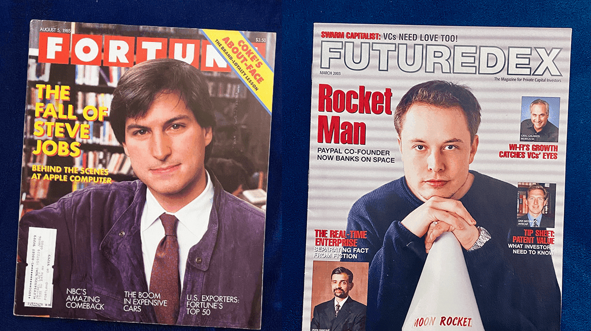 Tech magazines serve as "rookies" for Steve Jobs, Elon Musk, more