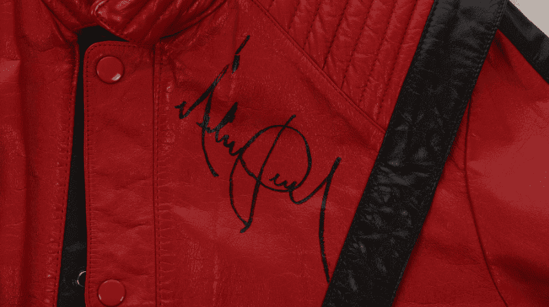 'Thriller' jacket signed by Michael Jackson sells for $239k