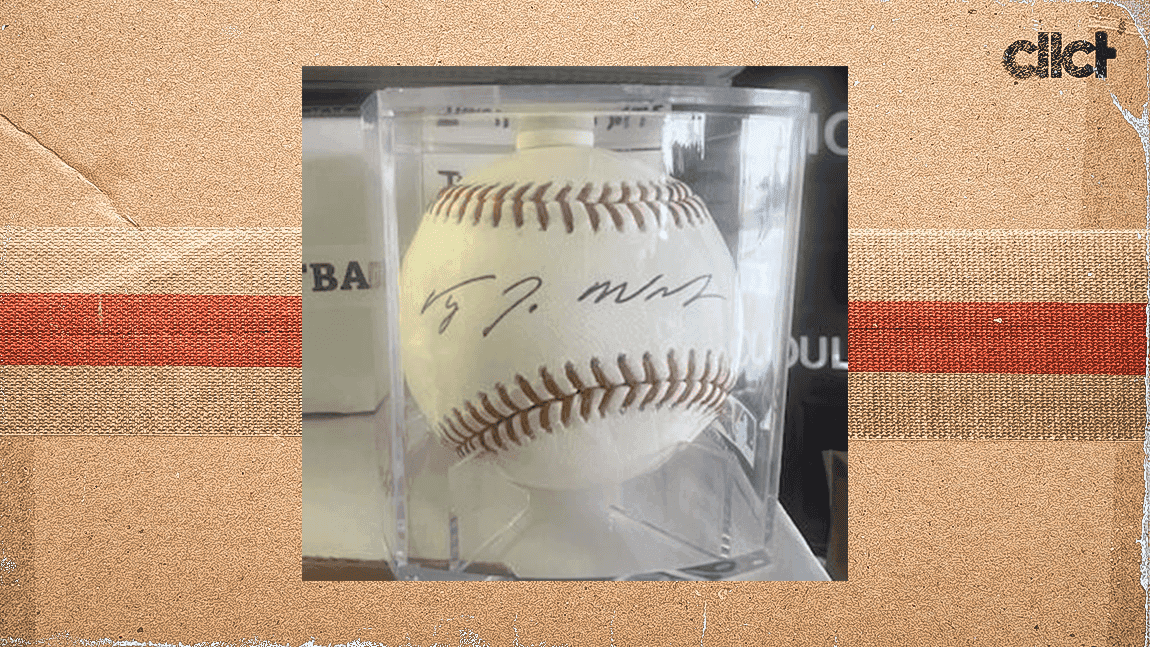 Baseball signed by VP nominee Tim Walz sells for $571