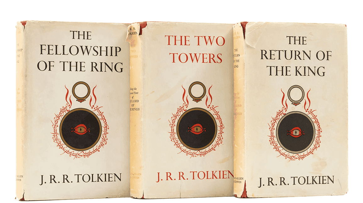 Cover Image for Tolkien-signed first-edition 'The Lord of the Rings' set sells for record $288k