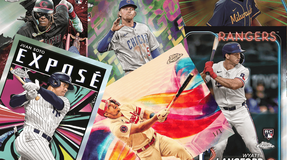 New sports card releases: 2024 Topps Chrome Baseball