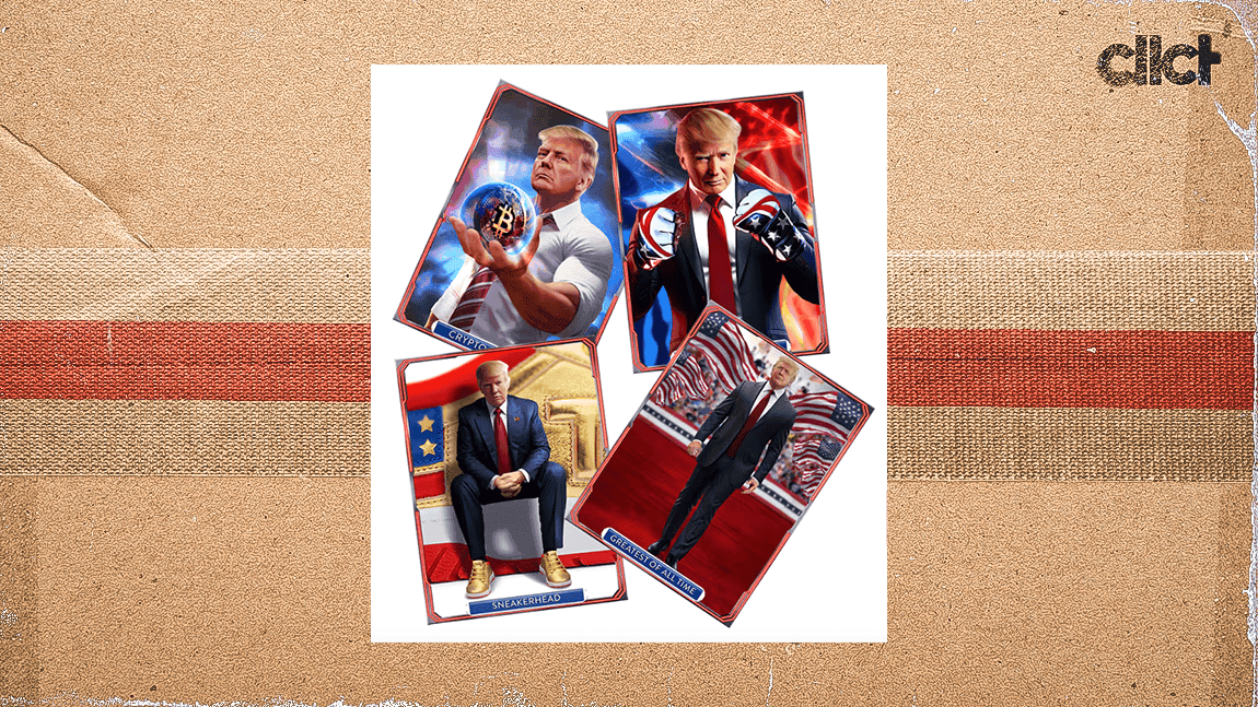 Donald Trump announces new series of digital trading cards