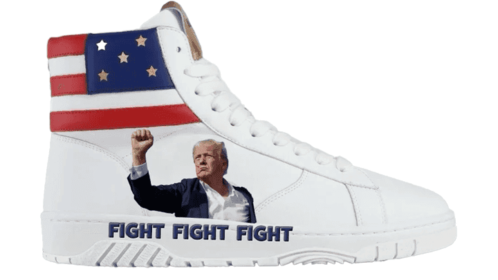 Trump official site selling sneakers with image from assassination attempt