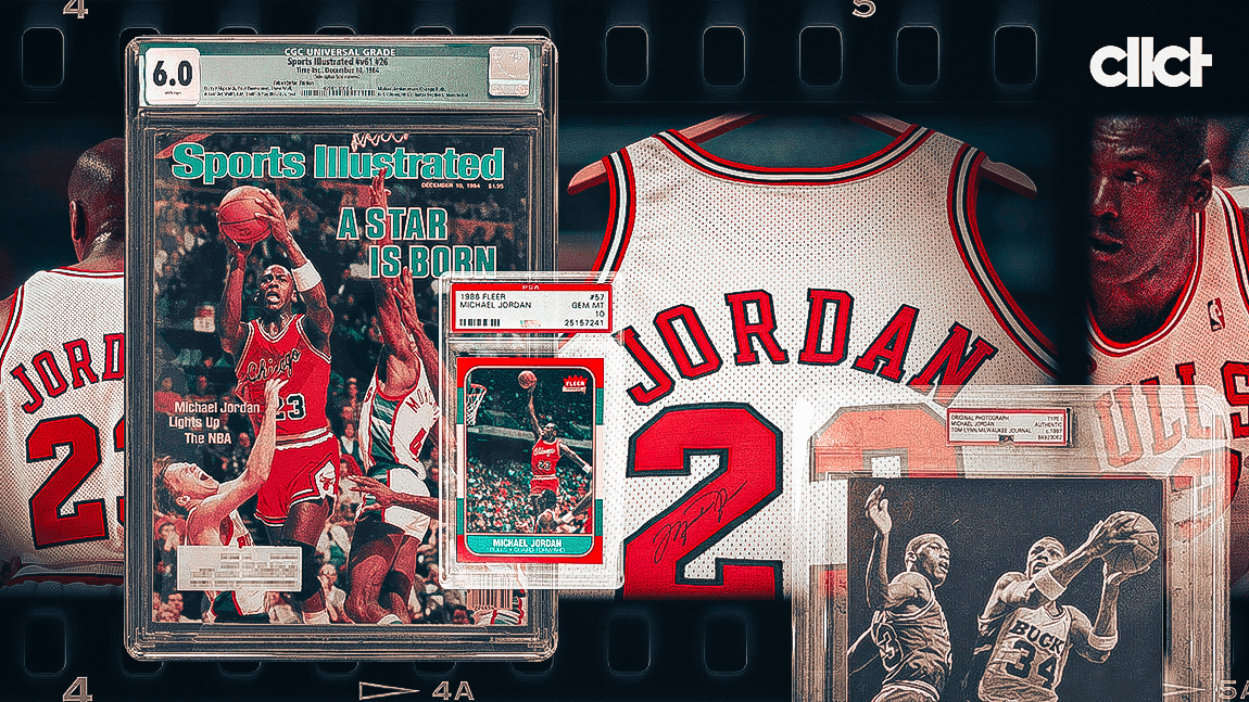 Michael Jordan collectible library: Portfolio of MJ's top items