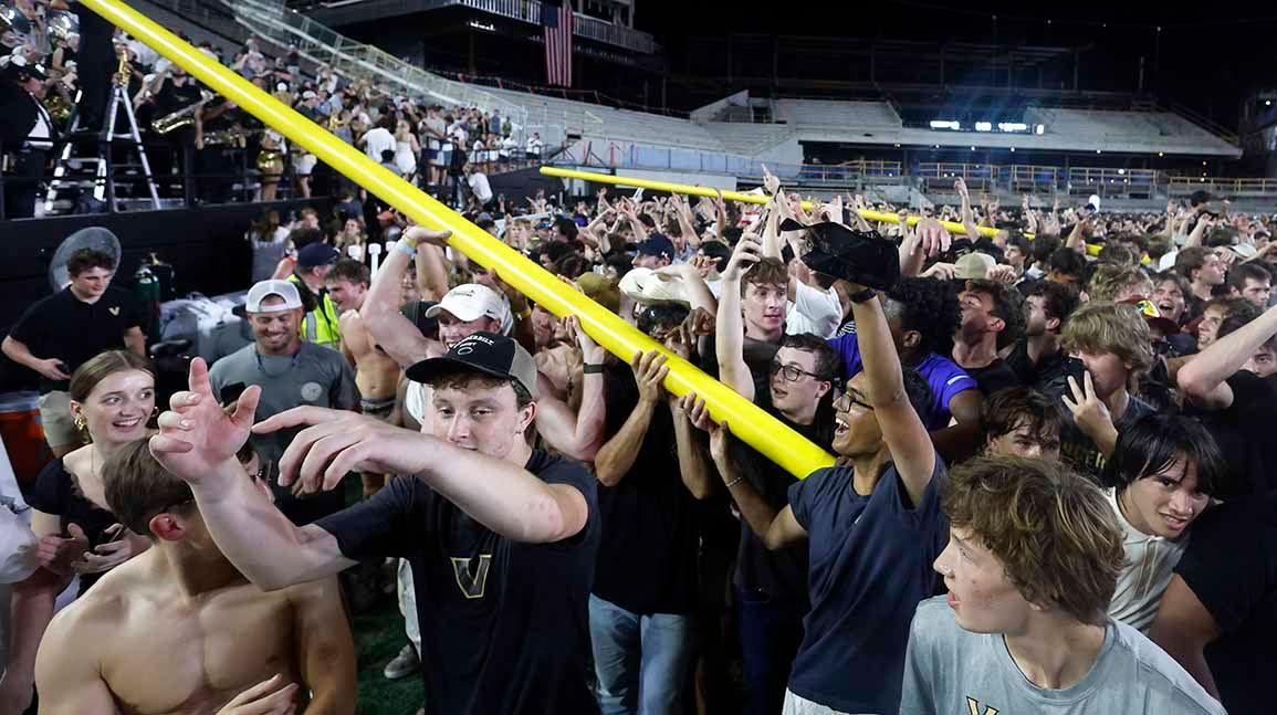 Vanderbilt sells out of goalpost pieces from historic upset of Alabama