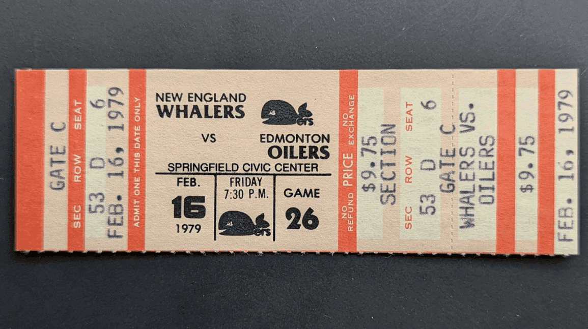 Bought for $27.49, Wayne Gretzky ticket now a rare treasure