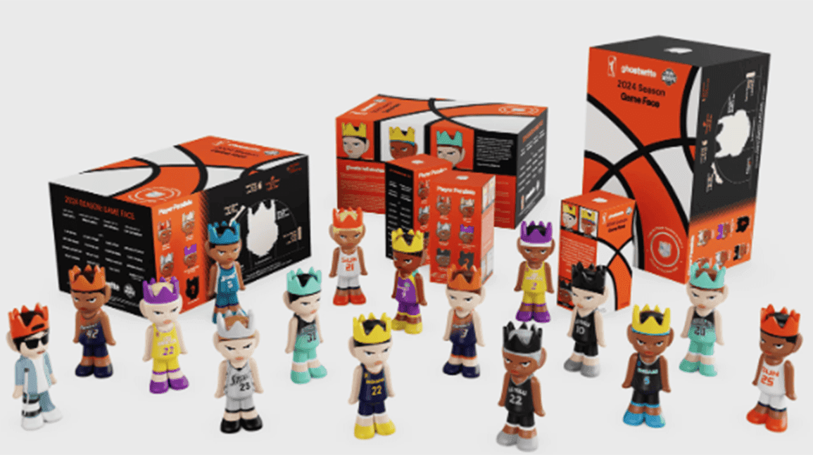 Cover Image for WNBA collectible toys to be released by ghostwrite