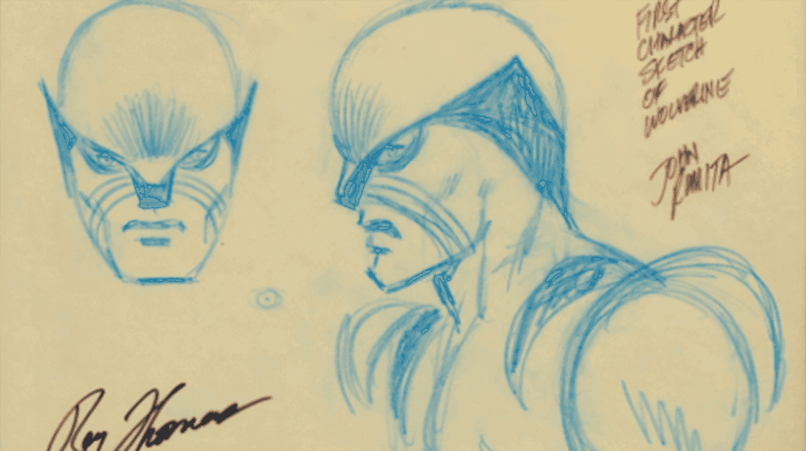 Original concept art for Wolverine up for auction