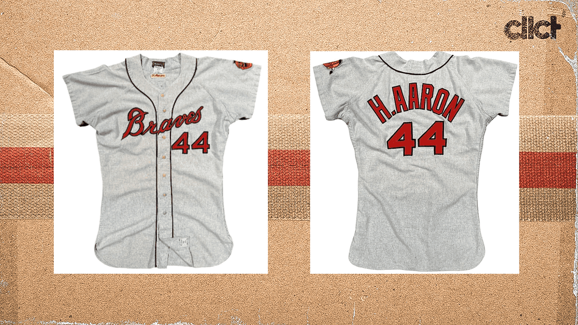 Hank Aaron jersey from 1963 season hits auction block