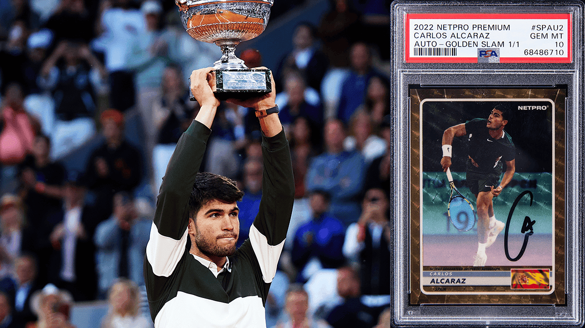Carlos Alcaraz 1/1 rookie card sells for record $237,907 after French Open win