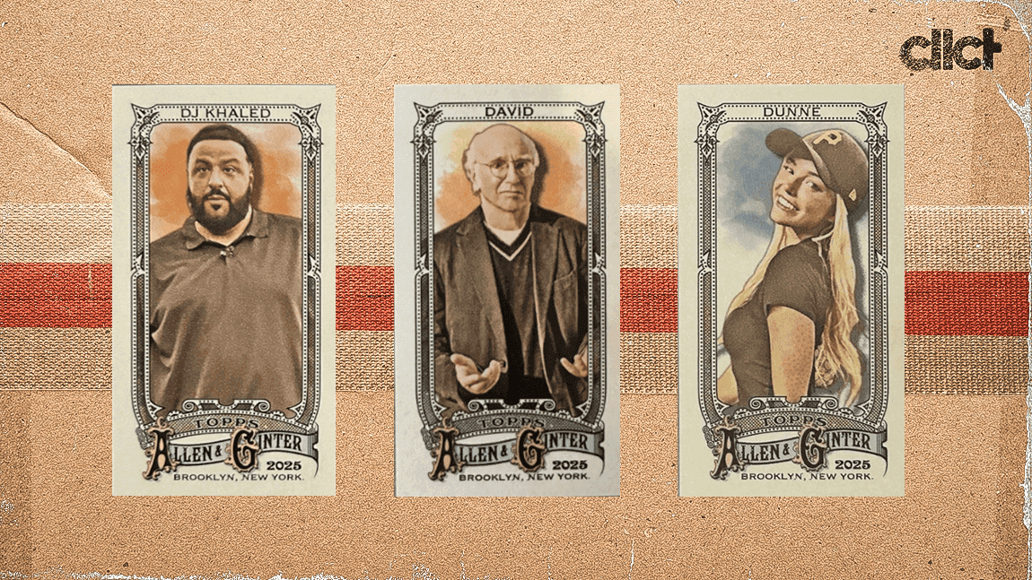 DJ Khaled, Larry David among celebs in 2025 Allen & Ginter Baseball set