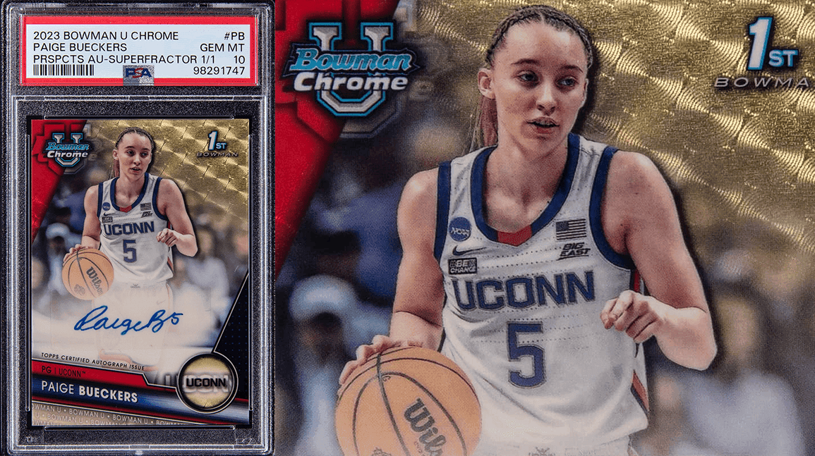 Paige Bueckers Superfractor Autograph sells for record $32k