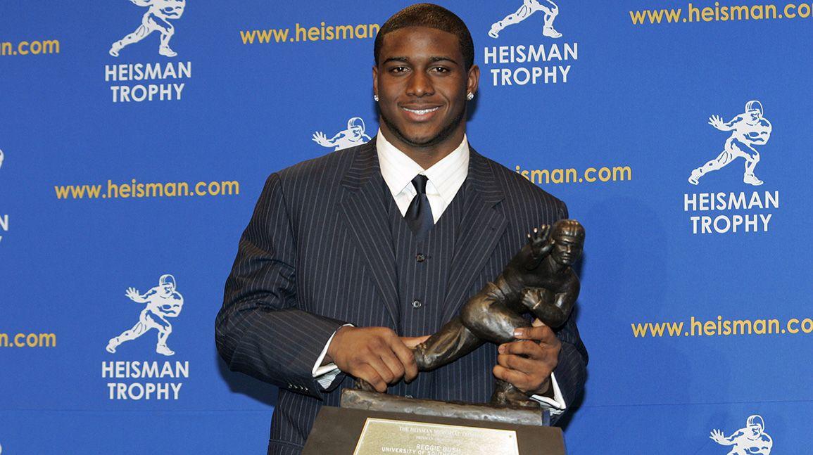 Cover Image for Reggie Bush getting his Heisman back: What would trophy be worth on open market?