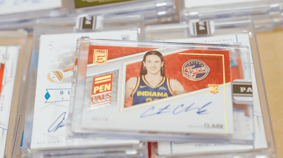 Caitlin Clark, Angel Reese auto cards arrive in Panini's Rookie Royalty