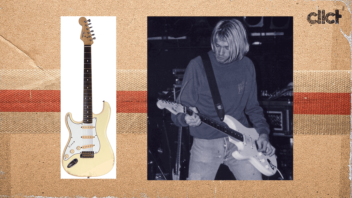 Kurt Cobain-smashed guitar tops $100k at auction