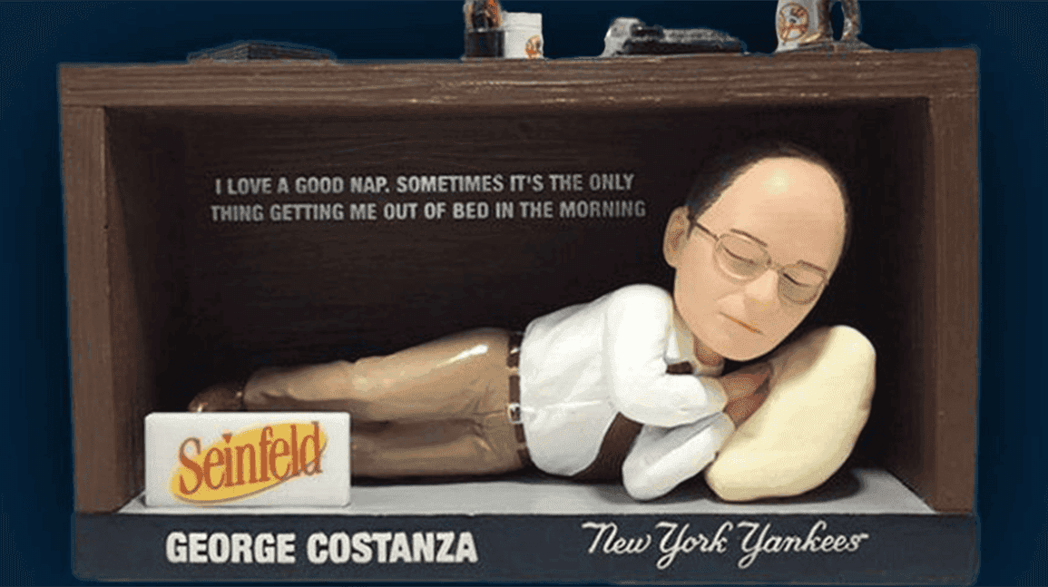 Don't sleep on the Yankees' newest George Costanza bobblehead