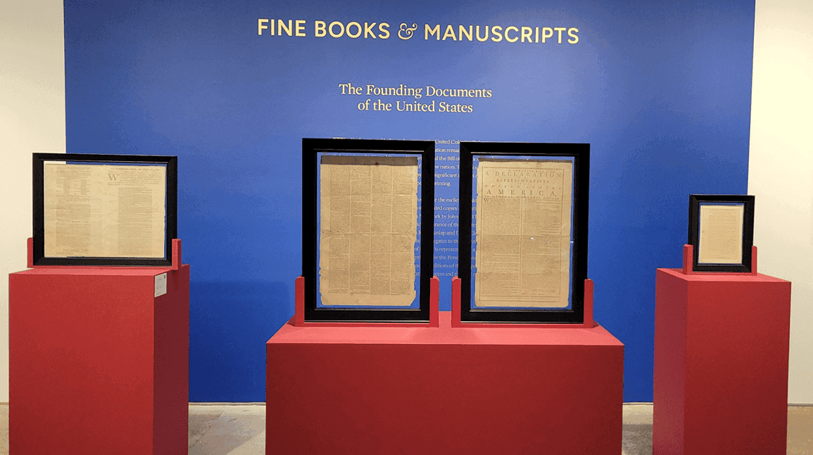 Cover Image for Declaration of Independence to sell Wednesday in Sotheby's auction