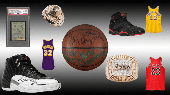 Cover Image for The cllct 10: Best NBA Finals memorabilia
