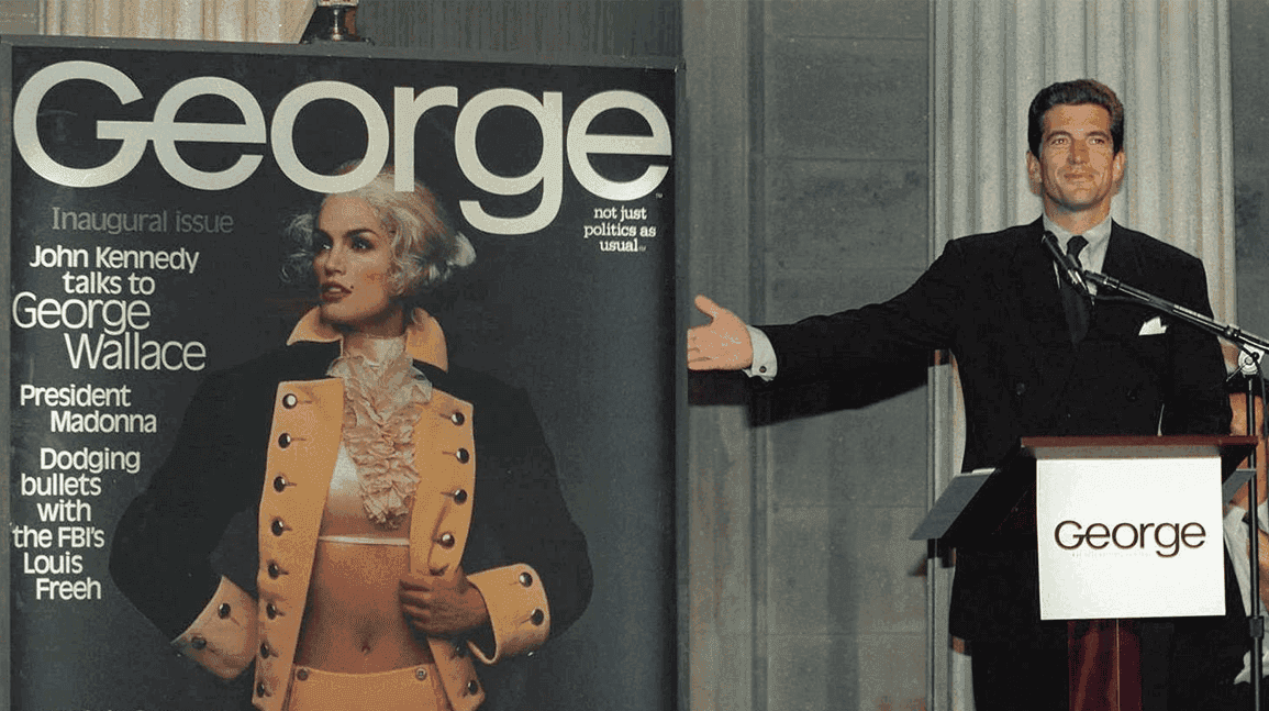 Cover Image for "George" magazine seeing surge in collectibility among JFK Jr. FX show