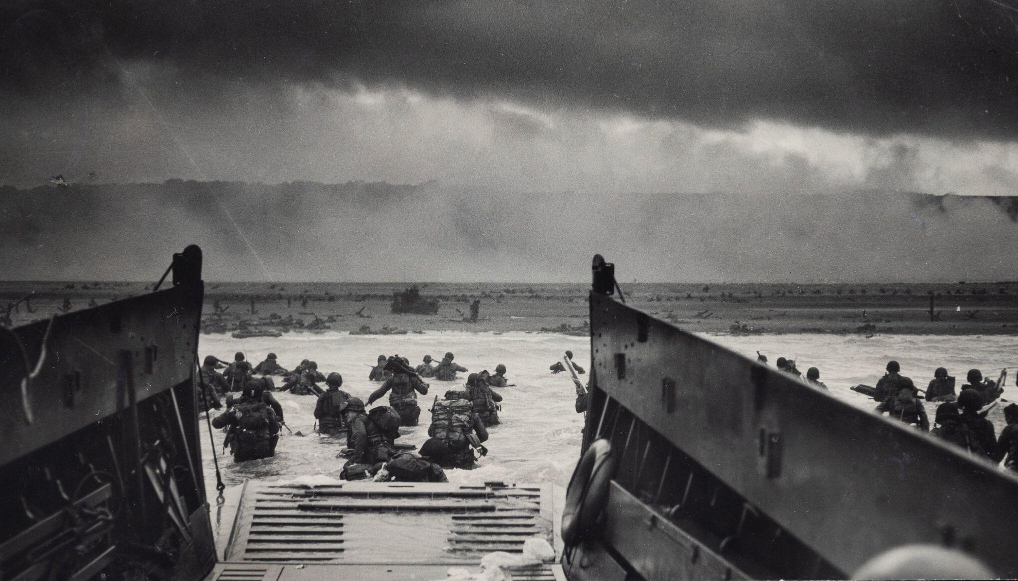 Cover Image for On D-Day anniversary, 'Into the Jaws of Death' remains among greatest wartime photos