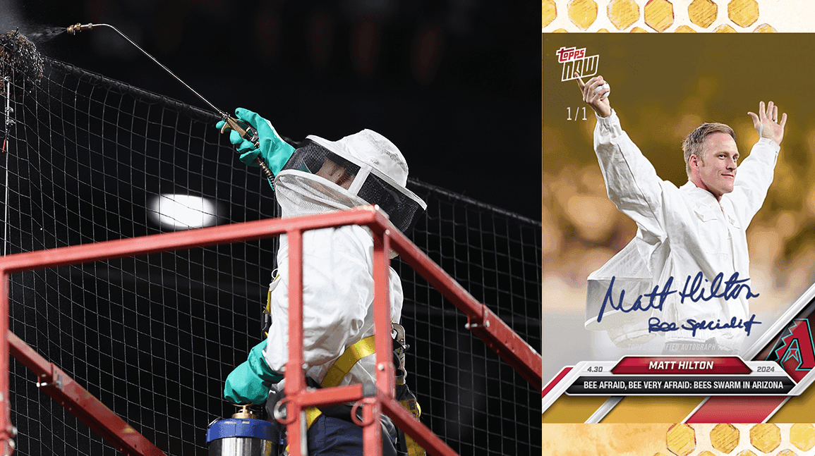 Diamondbacks beekeeper gets Topps card as part of newfound fame