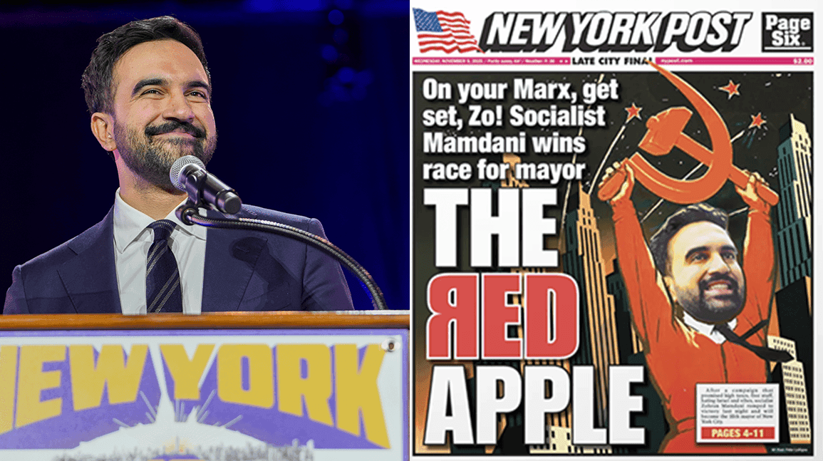 New York Post selling collectible cover for Zohran Mamdani’s victory