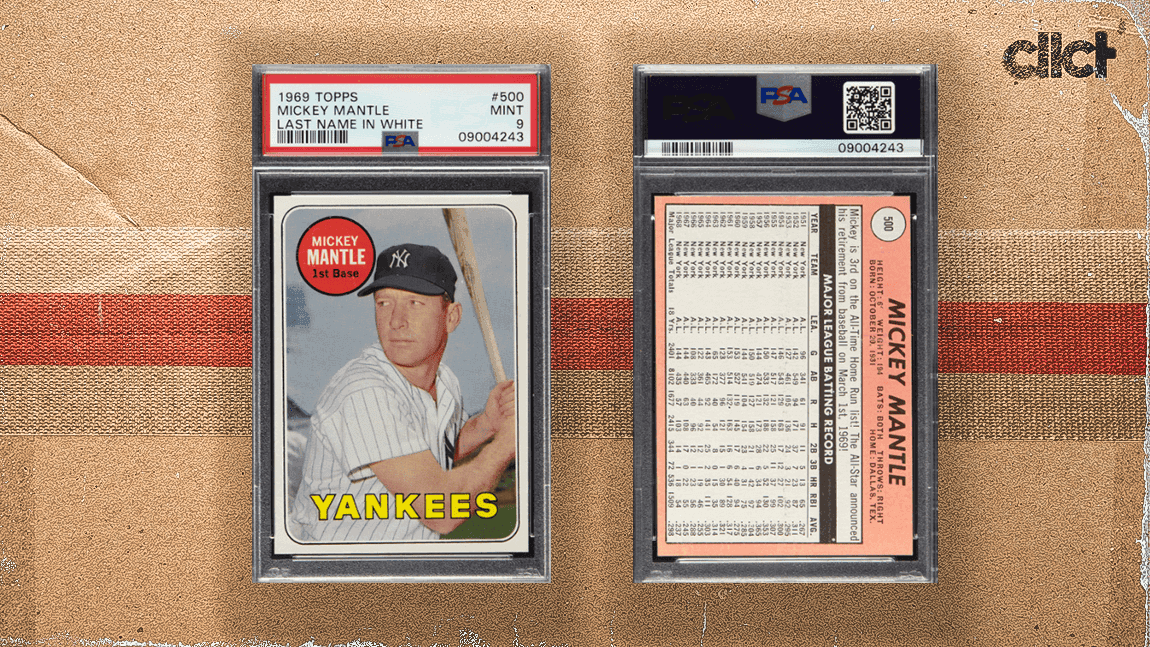 Why rare white lettering made 1969 Mickey Mantle card worth $915k