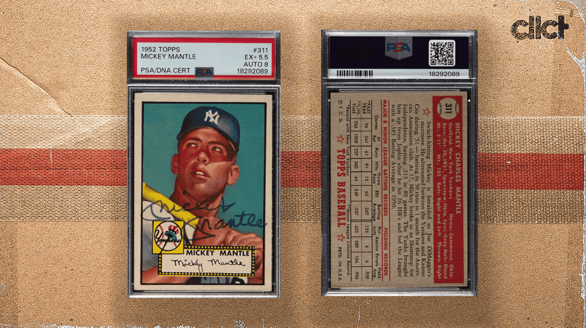 Mickey Mantle-signed 1952 Topps card sells for more than $1 million