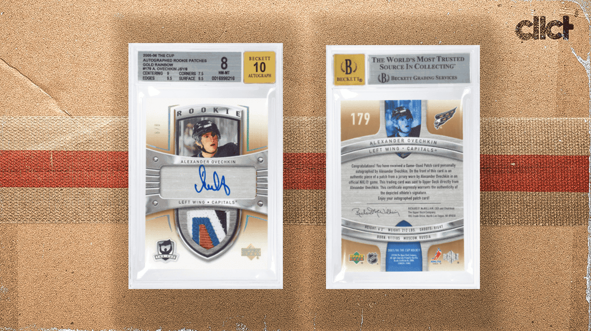 Alexander Ovechkin rookie patch card sells for record $381k