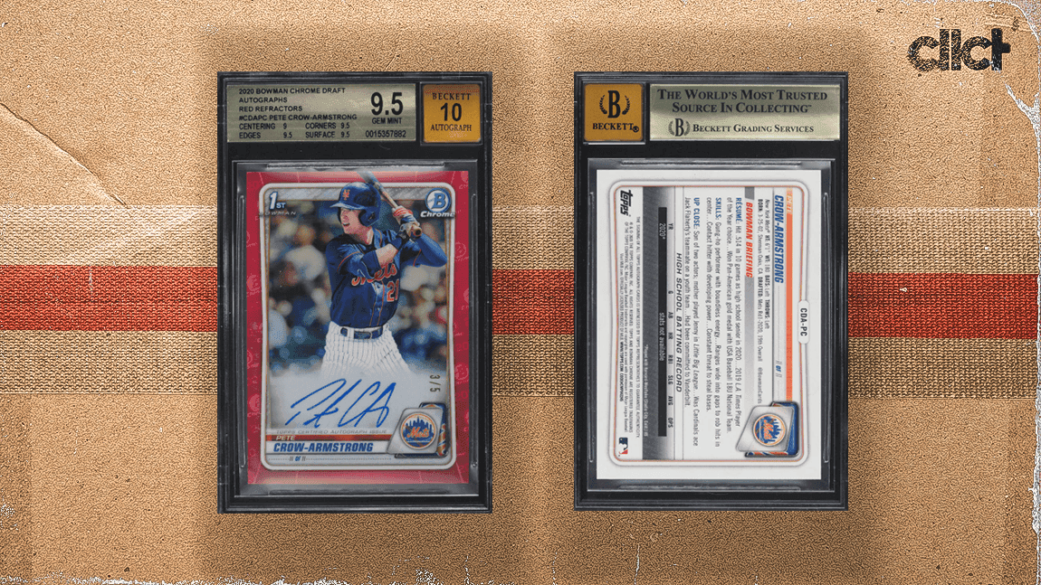 Pete Crow-Armstrong rookie card sells for record $35,400