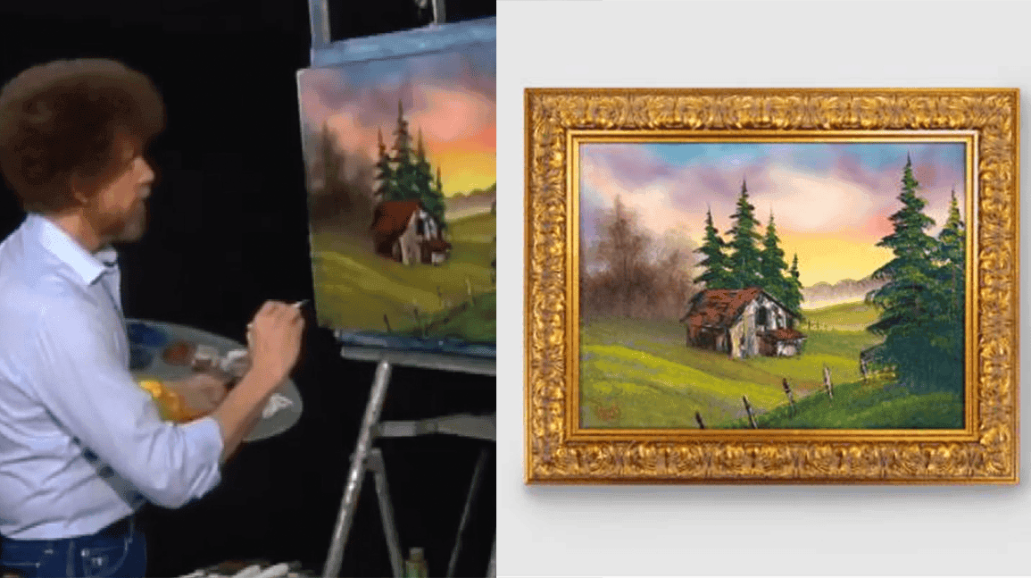 Bob Ross painting tops record $1 million in John Oliver auction