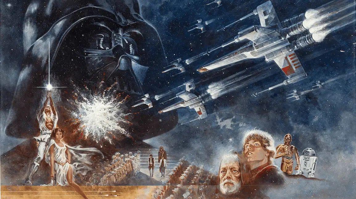 Cover Image for New 'Star Wars' record: Artwork from 'New Hope' sells for $3.875 million