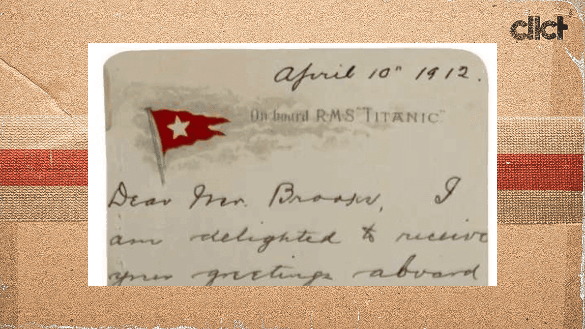 Letter written aboard the Titanic sells for record $400k
