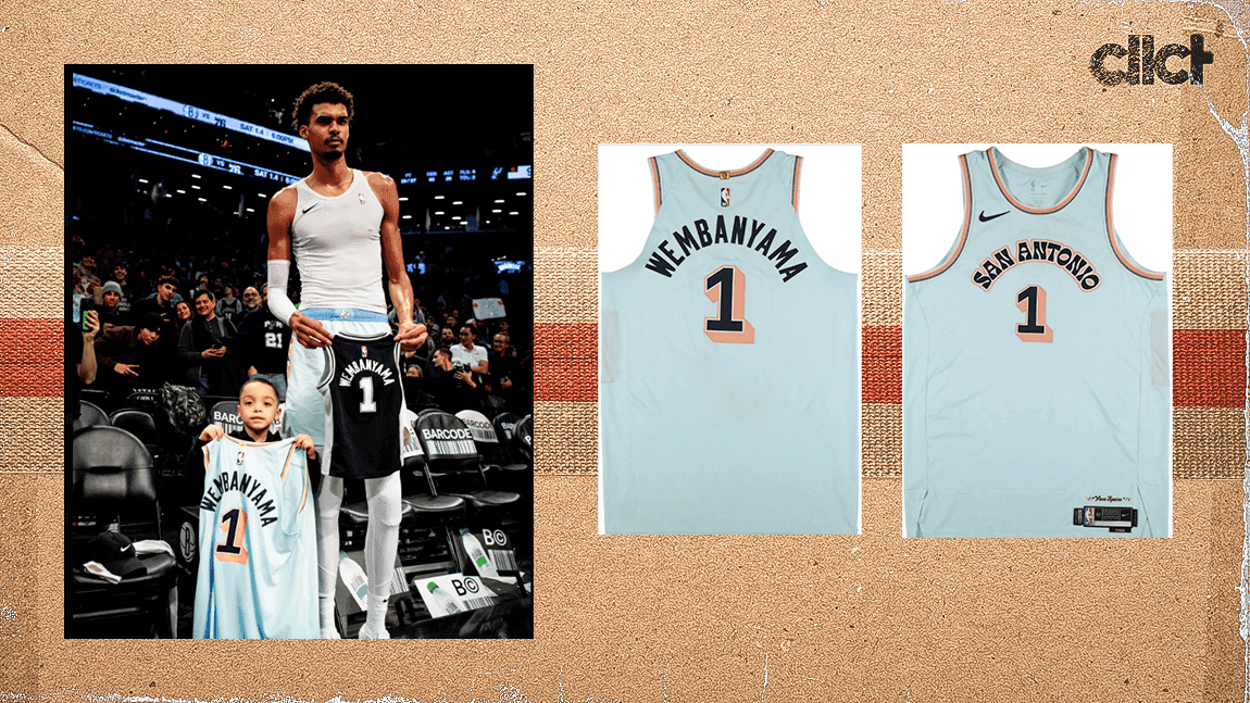 Cover Image for Victor Wembanyama jersey from 'best swap ever' sells for $73,200