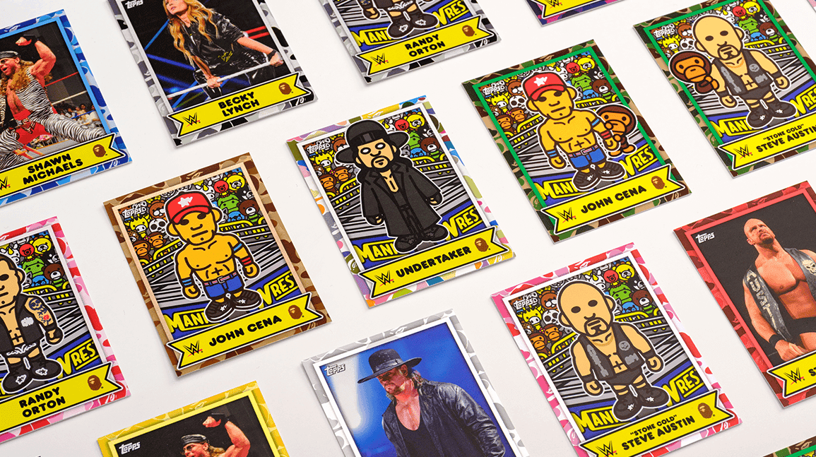 Fanatics, Complex partner for Bape-inspired WWE trading cards